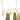 York Lyra Over The Door Rack 5Hooks Gold/Brass