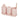 iDesign Cade Bath Accessories (Set of 4) in Blush
