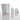 Cade Bath Accessories (Set of 3) Green Tint - iDesign-Bath Accessories Set