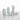 Cade Bath Accessories (Set of 4) Green Tint - iDesign-Pump Caddy