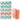 Chevron Rug 34 x 21 Aruba/Coral - iDesign-Bath/Shower Mat
