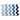 Chevron Rug 34 x 21 Blue Multi - iDesign-Bath/Shower Mat