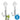 iDesign Classico Rod 2 Hooks in Chrome - iDesign-Closet Organizer