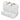 iDesign Dakota Vanity Center in White Marble and Matte Satin - iDesign-Vanity/Cosmetic Organizer