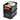 iDesign Eco Garage Storage Handled Bins with Lid, Made from Recycled Plastic - Set of 2, Matte Black - iDesign-Storage Bins
