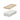 iDesign Recycled Plastic Open Front Storage Bins with Handle and Bamboo Lid, Coconut - iDesign-Storage Bins