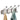 iDesign York Lyra Rack 4 Hooks in Chrome - iDesign-Wall Mount Hook/Rack